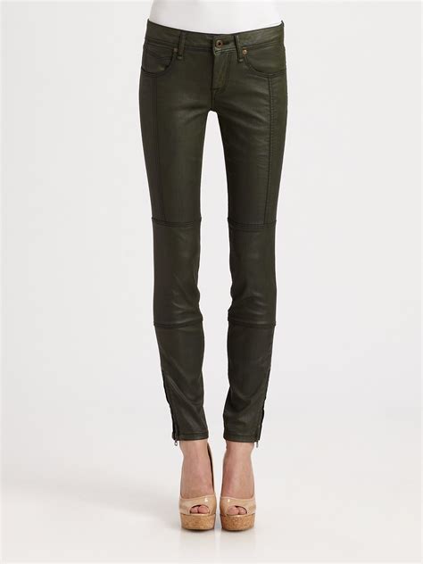 burberry brit waxed skinny jeans|burberry denim shirt.